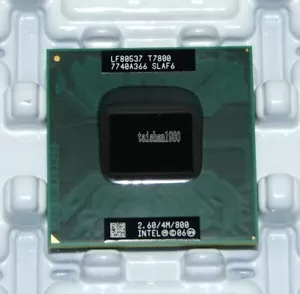 Intel Core 2 T7800 2.6GHz Dual-Core 4M (SLAF6) Notebook CPU Processor - Picture 1 of 1