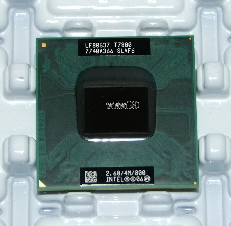 Intel Core 2 T7800 2.6GHz Dual-Core 4M (SLAF6) Notebook CPU Processor - Image 1 of 1