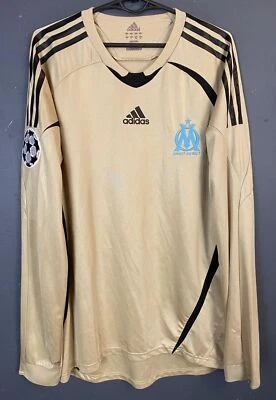 CAMISETA DE FUTBOL EDICIÓN JUGADOR OLÍMPICA MARSELLA 2008/2009 TALLA L Foto 1 de 4