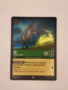 Disney Lorcana Shimmering Skies Ed Laughing Hyena 74/204 Non-Foil - Picture 1 of 2