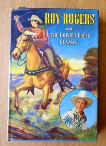 Roy Rogers The Gopher Creek Gunman Whitman Dust Jacket HCDJ - Imagen 1 de 4