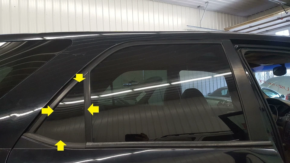 Acura MDX 2002 pasajero derecho privacidad tinte ventilación trasera ventana de vidrio solamente Foto 1 de 1