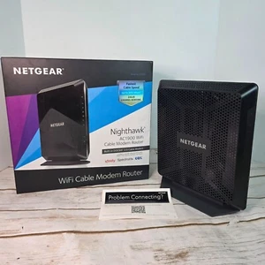 Netgear Nighthawk AC1900 WiFi Cable Modem Router C7000 960 Mbps 24x8 Channel Bon - Picture 1 of 24
