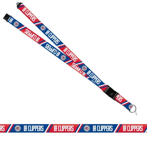 Los Angeles Clippers Breakaway Detachable Keychain ID Holder Lanyard NBA NWT Cover