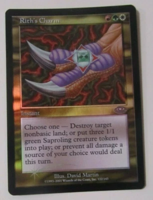 Magic The Gathering - Rith's Charm Card Foil - Planeshift - Image 1 of 2