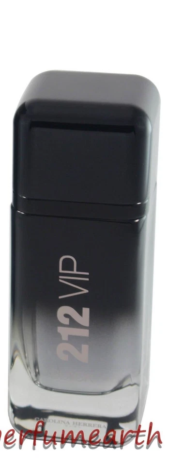 Carolina Herrera 212 VIP 黑色男士淡香水喷雾 3.4/3.3 盎司全新带盒 — 第 1/1 张图片