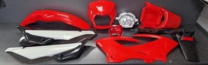 Full Plastics Set headlight fender mud rad scoop guard side For Honda XR 125 - Picture 1 of 7