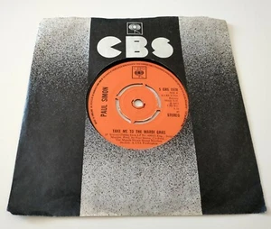 PAUL SIMON - TAKE ME TO THE MARDI GRAS VINYL 45 RPM SCBS1578. PLAYS EXCELLENT. - Picture 1 of 5