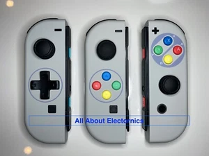Nintendo Switch Custom Joy-Con SNES Super Famicom Joy Cons Controllers Joy Cons - Picture 1 of 17