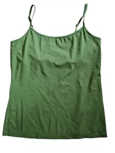 APT 9 dunkelgrüner Cami Tank integrierter Regal-BH Damen Medium - Bild 1 von 2