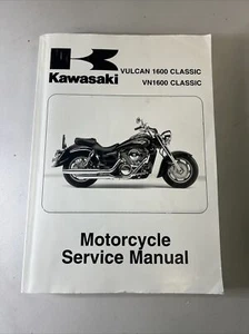 Manual de servicio de motocicleta Kawasaki Vulcan 1600 Classic VN1600 99924-1309-01 - Imagen 1 de 2