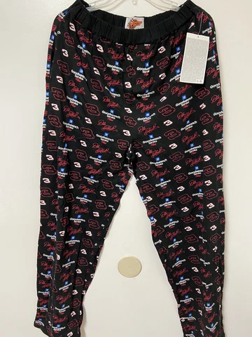 Dale Earnhardt Sr # 3 Nascar Goodwrench Lounge Pants Men's  Black Medium  C Cover