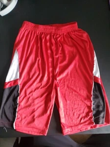 247 365 Sports Shorts Size 14/16 Waist Unstretched 10" Inseam 6.5" Hips 34" - Picture 1 of 3