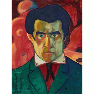 Malevich Self Portrait Large Wall Art Print - Picture 1 of 3