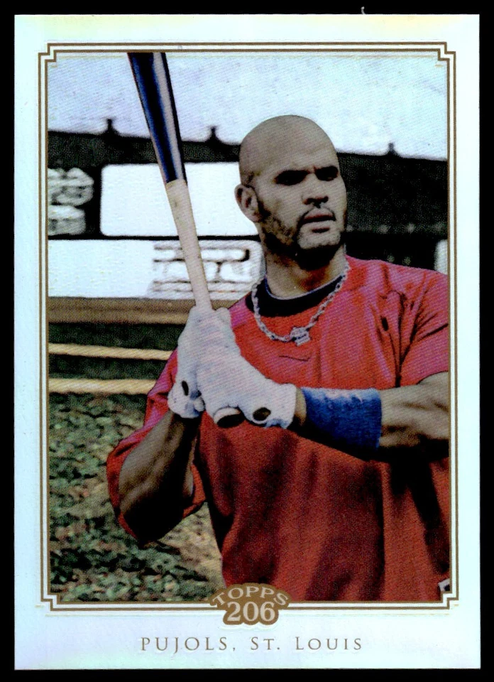 2010 TOPPS 206 REFRACTOR /499 ALBERT PUJOLS - Image 1 of 2