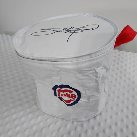 Chicago Cubs Baseball Cooler Bag Promo Sammy Sosa Zipper Insulated Lunch Box MLB Cover