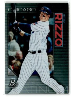 Anthony Rizzo Chicago Cubs 2020 Bowman Platinum #23 - Image 1 of 2
