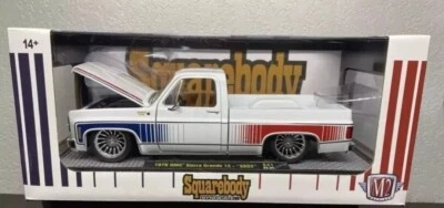M2 Machines Squarebody Syndicate 1976 GMC Sierra Grande 15 SS02 S41 1:24 NISB! - Image 1 of 4