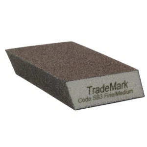 Trademark Sanding block lrg angled fine/med grit (100 pack) SB3 - Picture 1 of 1