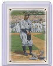LOU GEHRIG 2007 UPPER DECK MASTERPIECES MLB BASEBALL CARD #8 YANKEES NICE!