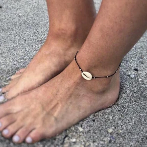 Women Bead Shell Ankle Bracelet Shell Bohemian Anklet Foot Jewelry Summer New - Picture 1 of 8