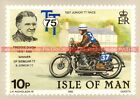 DIXON Freddie Tourist Trophy Sidecar Junior TT 1927 Carte Postale Moto Postcard