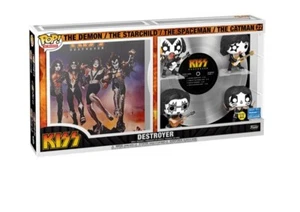 Funko Pop! Albums Deluxe KISS Destroyer #22 Walmart Exclusive Glow In The Dark - Picture 1 of 8