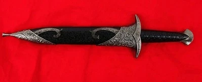 ELVEN FANTASY DAGGER Knife Medieval Hunting SWORD Dirk Knight  11 1/4"   - Image 1 of 4