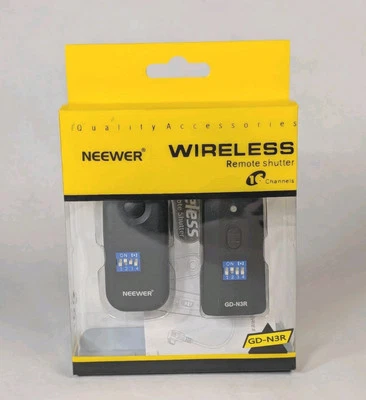 Neewer Wireless Remote Shutter Model GD-N3R (16-channels) Nikon D90 - Image 1 of 3