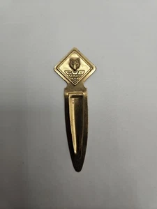 Marcador vintage BSA Cub Scout - tono dorado - Imagen 1 de 3