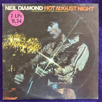 South Africa Press ~ NEIL DIAMOND Hot August Night 2LP MCA NDDA 1/2 EX/NM - Image 1 of 4