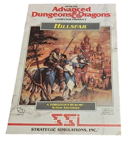 Advanced Dungeons & Dragons Hillsfar Gamebook Strategic Simulations, INC. - Picture 1 of 4