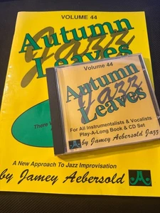Jamey Aebersold Vol. 44 Autumn Leaves Play-A-Long Music Book & CD - Picture 1 of 4