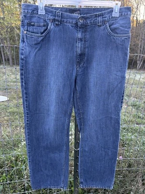 Vintage Vans Jeans mens 36 x 30 y2k baggy skater wide leg grunge 90s punk Blue - Image 1 of 4