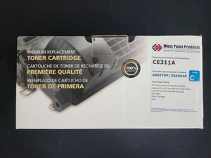 Nowy zapieczętowany zamiennik drukarki HP 126A Kaseta z tonerem Cyjan CE311A - Zdjęcie 1 z 1