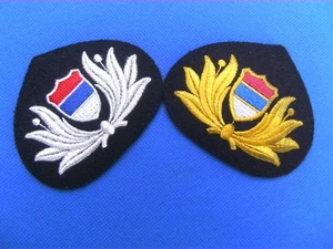 Serbien Milicija (Polizei) Feldmütze Aufnäher & Kadettenpolizei Aufnäher Miloseviczeit - Bild 1 von 6