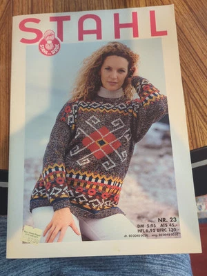 Stahl Knitting Pattern Book #23  Designs for Men Women Children (English) - Image 1 of 4