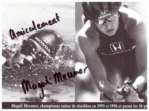 Magali Messmer (CH) Triathlon (3.OS 2002) Autogrammkarte (11.25) - Bild 1 von 1