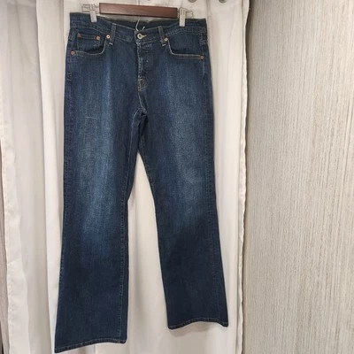 Pantalones de mezclilla Easy Rider elásticos de colección Lucky Brand para mujer 10/30 Bootcut botón mosca Foto 1 de 4