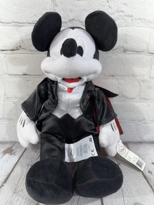 Halloween Vampire Mickey Mouse Plush Stuffed Animal 12” Walt Disney 2018 Tags - Picture 1 of 7