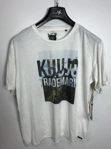 KHUJO Men's T-Shirts Model: Tyrone Ivory XL - Picture 1 of 3