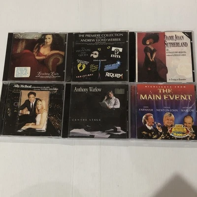 Stage & Screen Mixed 6 CD Bundle Lot Bulk - Image 1 of 4