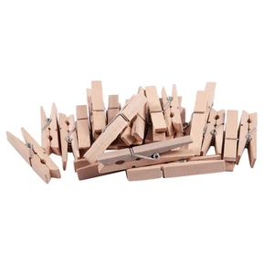 Holz Wäscheklammern Klammern Hängeklammern 24 Stück X6H43065 - Bild 1 von 8