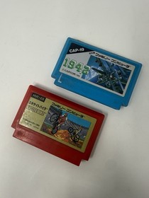 2x Lot 1942 And Excitebike Titles Lot Nintendo Famicom FC Japan import US Seller