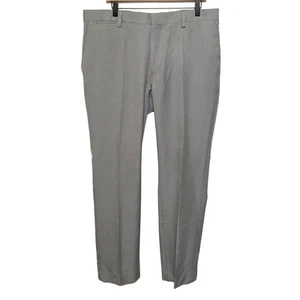 Louis Raphael Mens Tailored Dress Pants Trousers Size 38x32 Gray Polyester - Picture 1 of 5