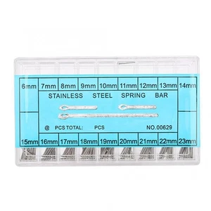 360Pcs 6-23mm Assorted Stainless Steel Watch Band Link Cotter Pin 0.9mm Bar Box - Picture 1 of 10