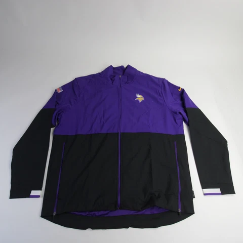 Minnesota Vikings Nike NFL On Field Apparel Jacket Men's Purple/Black New Cover