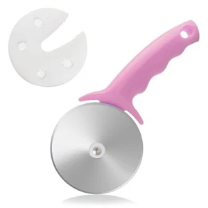 4 Inch Stainless Steel Pizza Cutter Wheel Kitchen Pizza Dough Slicer with Cover - Picture 1 of 7