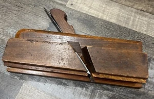 Antique A Mathieson & Son Glasgow Wood Plane Woodworking Carpentry Primitive C - Picture 1 of 9