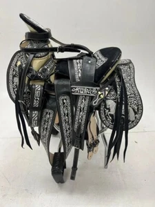 Silla de montar KingSaddle de cuero mexicano para caballos/Silla de Montar Estilo Charro - Imagen 1 de 4